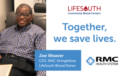 RMC CEO Joe Weaver Donates Blood to Help a Local Child
