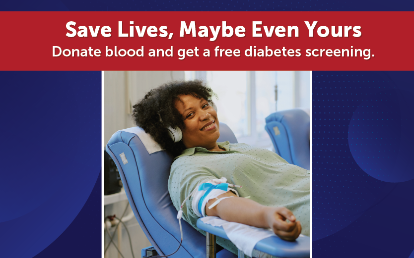 Donate Blood With LifeSouth and Get a Free Diabetes A1c Screening Test